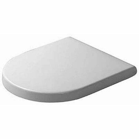 Duravit Toilet Seat, Close-Coupled, White Alpine, With Cover 0063890000